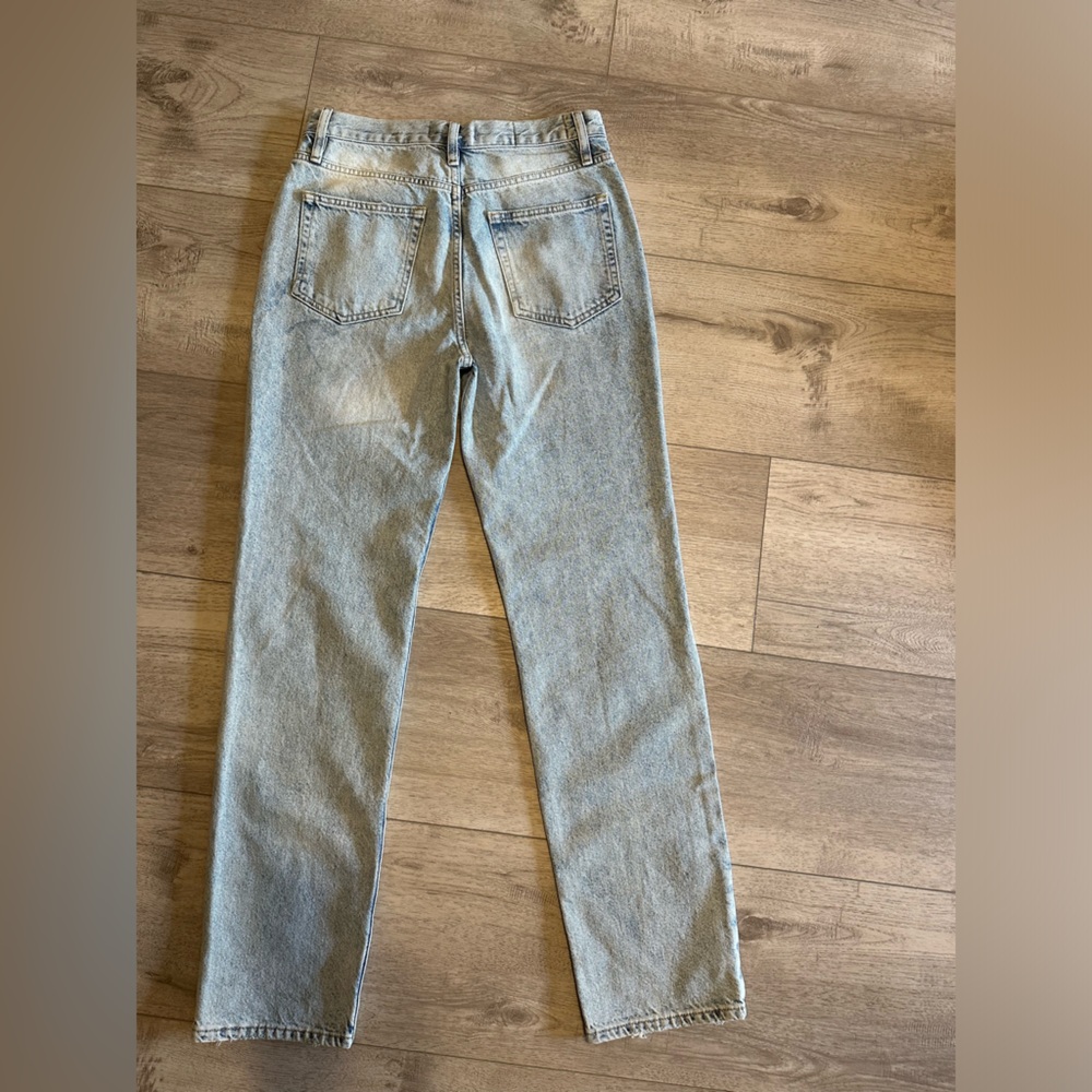 Free People We the Free True Blue Lasso Jeans - Picture 2 of 6